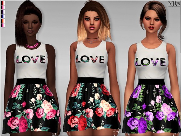  Sims Addictions: Love Dress by Margies Sims