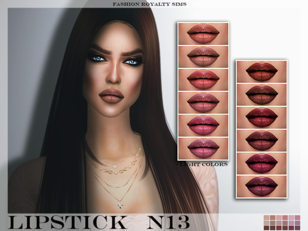  The Sims Resource: Lipstick N13 by FashionRoyaltySims
