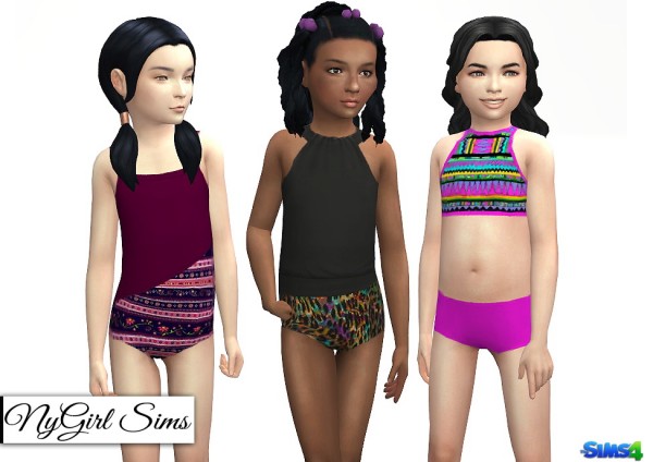  NY Girl Sims: Swimsuit Three Pack
