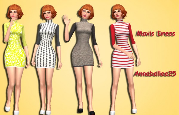  Simsworkshop: Mavis Dress by Annabellee25