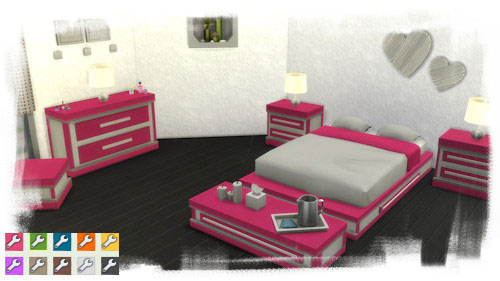  La Luna Rossa Sims: Just a Simple Bedroom