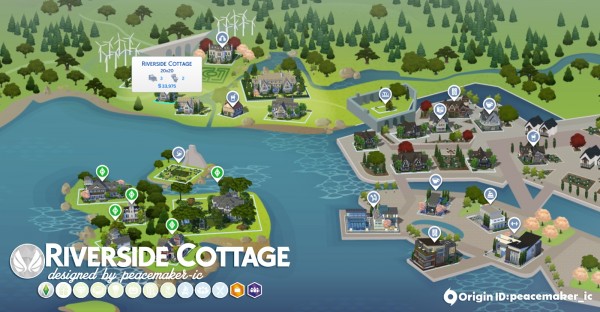  Simsational designs: Riverside Cottage