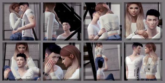 Simsworkshop: Couple Stair Pose Set 1 by ConceptDesign97