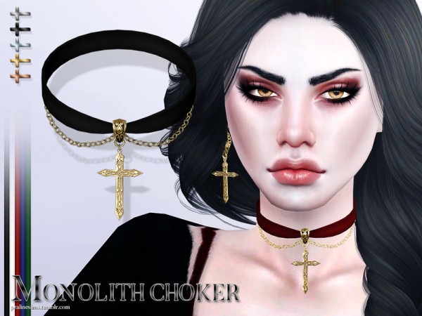  The Sims Resource: Monolith Choker by Pralinesims