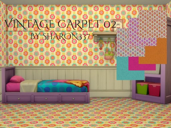  The Sims Resource: Vintage Walls and Floors 02 by sharon337