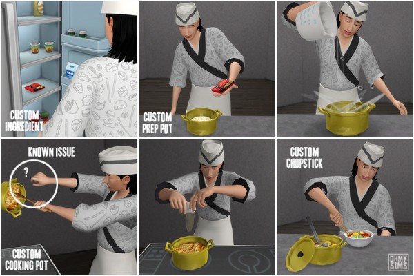  Mod The Sims: Instant Ramen by ohmysims