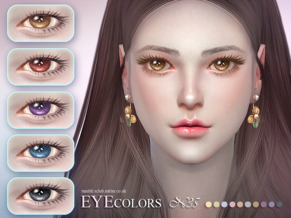  The Sims Resource: Eyecolor 35 by S Club