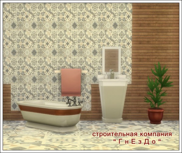  Sims 3 by Mulena: Porcelanosa walls