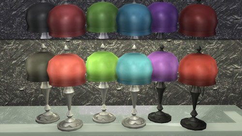 La Luna Rossa Sims: Jellyfish Bell Table Lamp