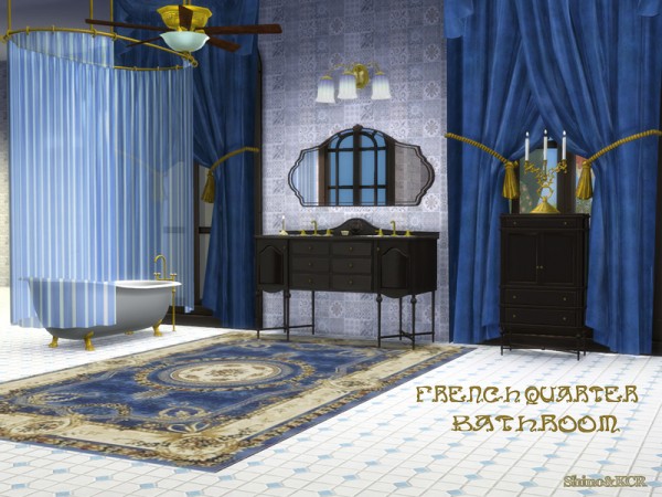  The Sims Resource: French Quarter   Bathroom by ShinoKCR