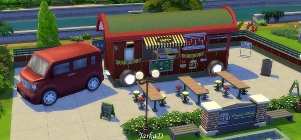 JarkaD Sims 4: Mobile Fasfood
