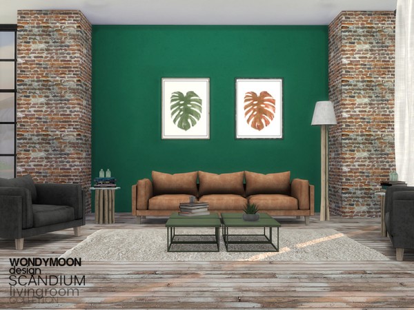  The Sims Resource: Scandium Livingroom by wondymoon