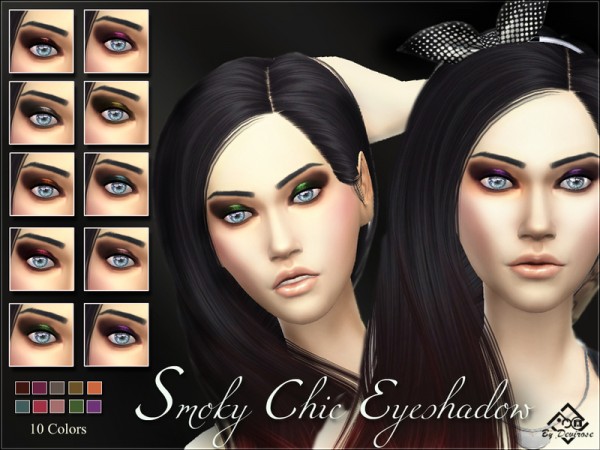  The Sims Resource: Smoky Chic Eyeshadow by Devirose