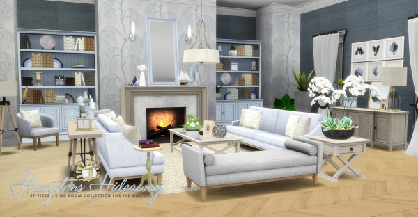  Simsational designs: Hamptons Hideaway   Livingroom Set
