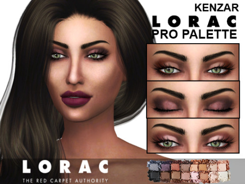 Kenzar Sims: Lorac   Pro palette eyeshadow
