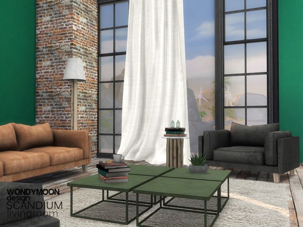  The Sims Resource: Scandium Livingroom by wondymoon