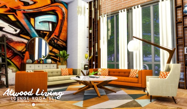  Simsational designs: Atwood Living   Lounge Room