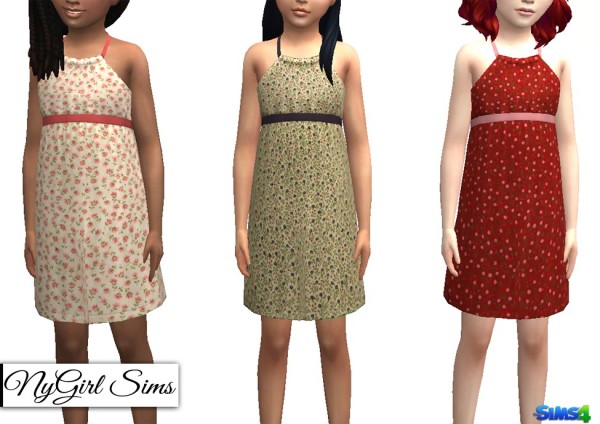  NY Girl Sims: Petite Fleur Sunday Dress