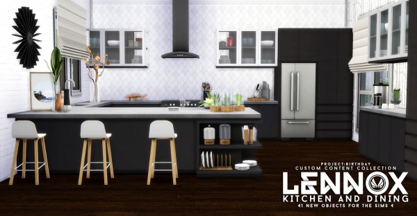  Simsational designs: Lenox kitchen and dining set