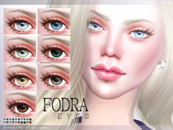  The Sims Resource: Fodra Eyes N96 by Pralinesims
