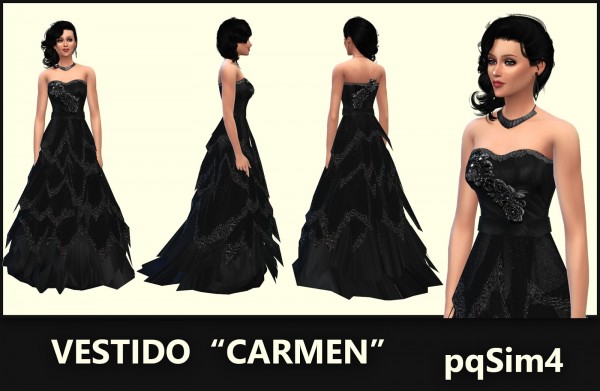  PQSims4: Carmen dress