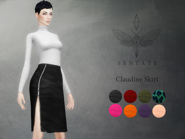  The Sims Resource: Claudine Skirt by Sentate