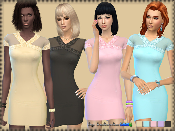  The Sims Resource: Dress Monica by Bukovka