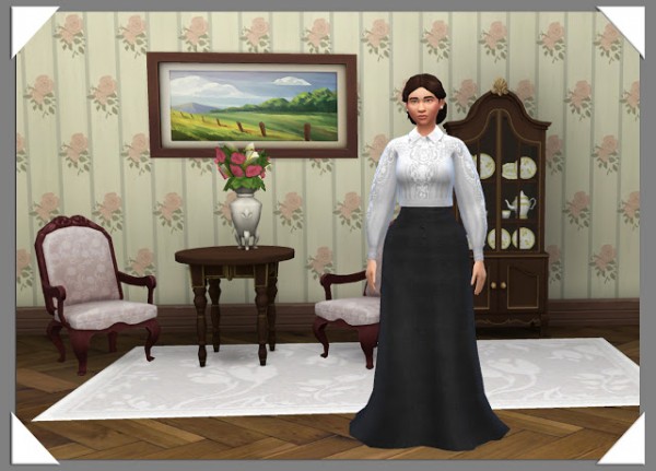 History Lover's Sims Blog Edwardian Dress • Sims 4 Downloads