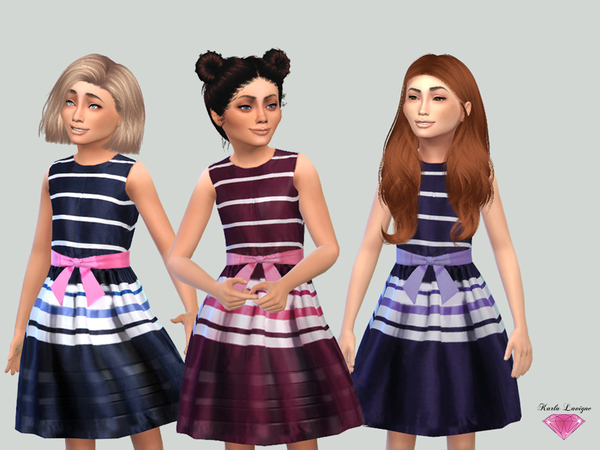  The Sims Resource: Lea dress by Karla Lavigne