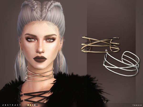  The Sims Resource: Abstract Choker by toksik