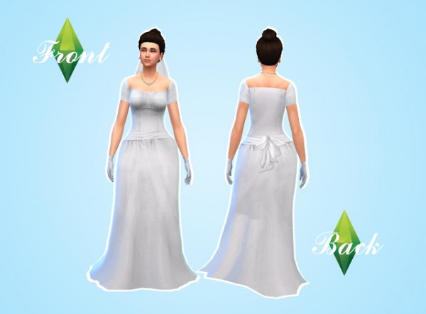  History Lovers Sims Blog: Victorian Wedding Dress