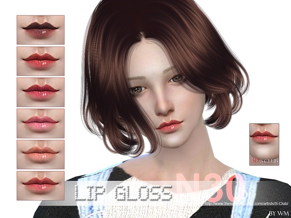  The Sims Resource: Lipstick 30 by S Club