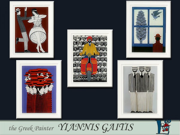  The Sims Resource: The Greek Painter Gaitis set by Evi