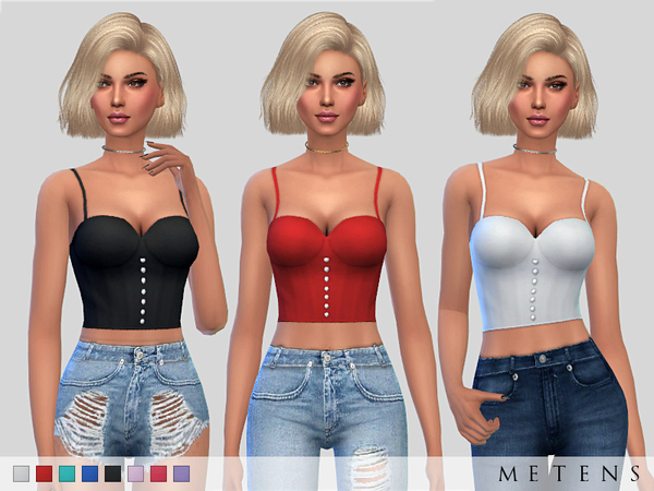  The Sims Resource: Flumen Top by Metens