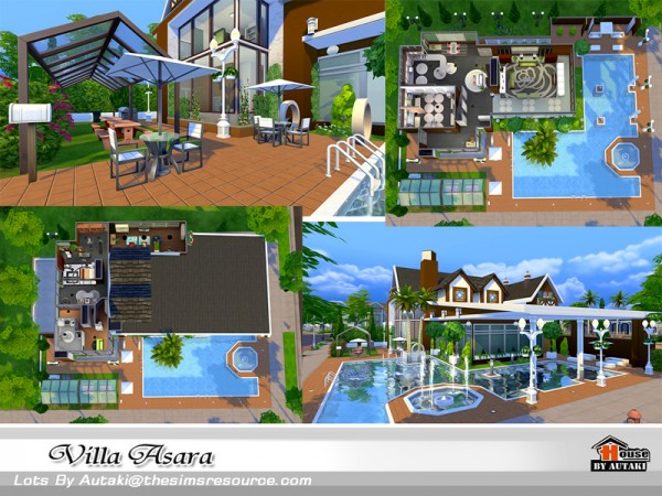  The Sims Resource: Villa Asara by Autaki
