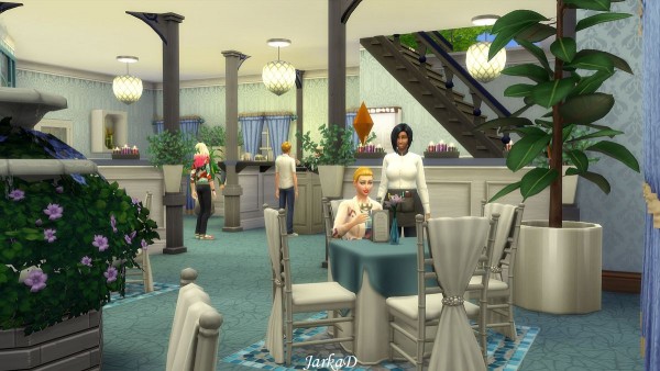  JarkaD Sims 4: Restaurant Blue Moon