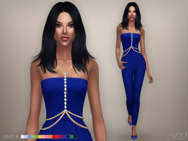  BEO Creations: Bodychain and jumpsuit   Crista