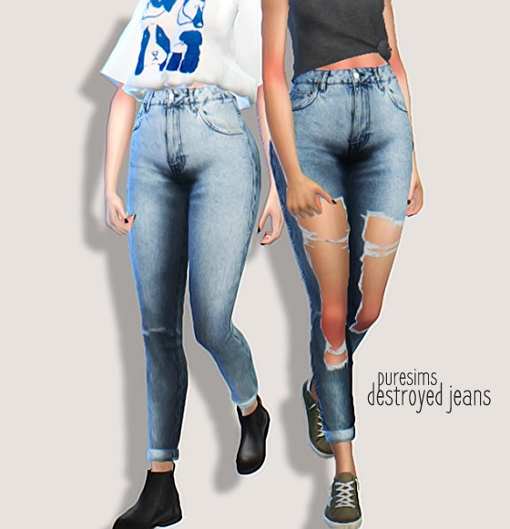  Pure Sims: Destroyed Jeans