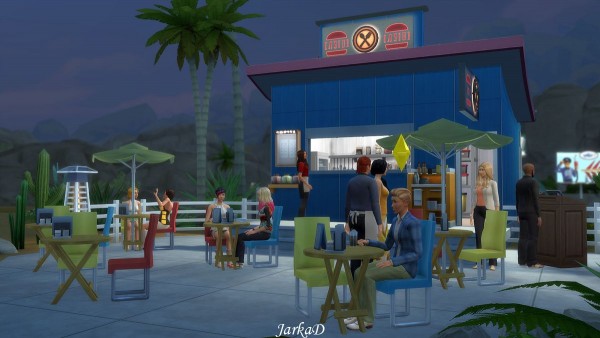  JarkaD Sims 4: Bistro Maxis