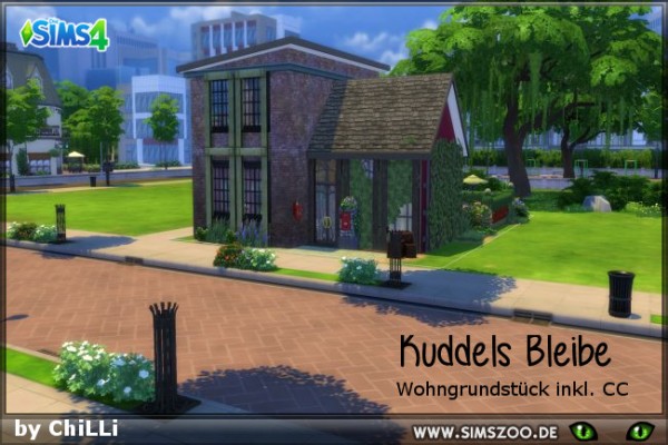  Blackys Sims 4 Zoo: Kuddels house by ChiLLi