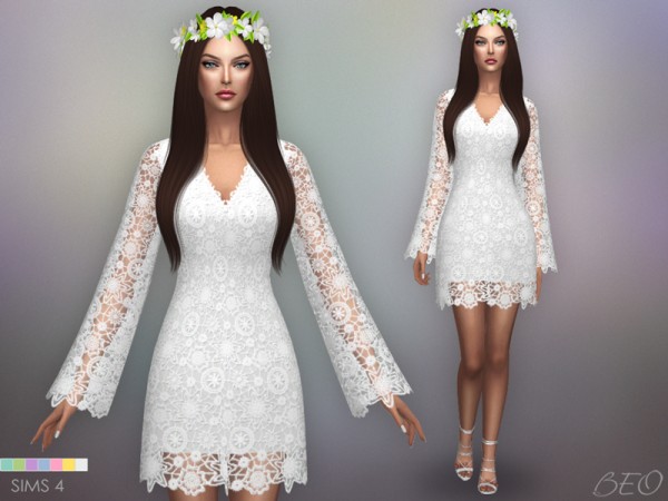  BEO Creations: Bohemian wedding dress