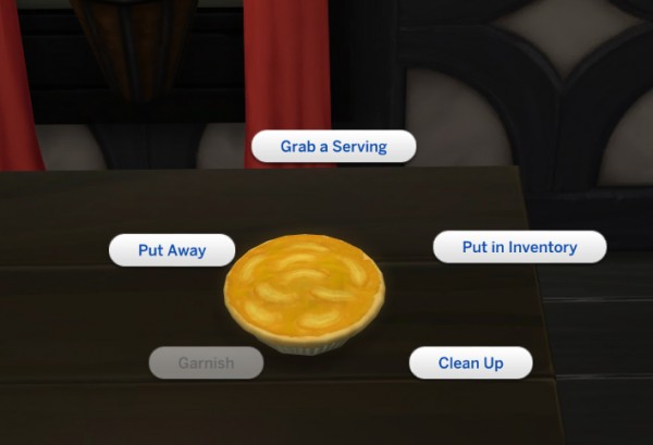  Mod The Sims: Peach Pie Custom Food by icemunmun