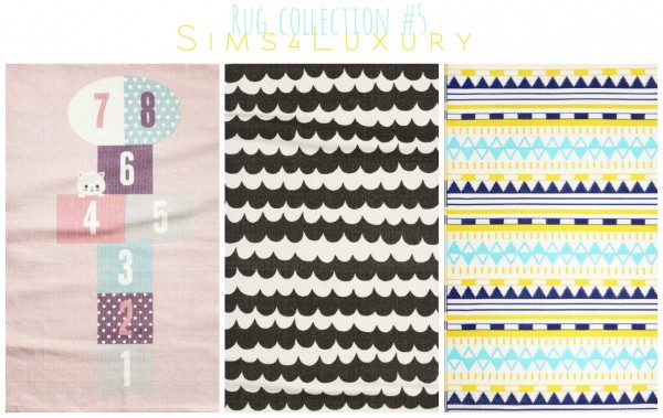  Sims4Luxury: Rug collection 5