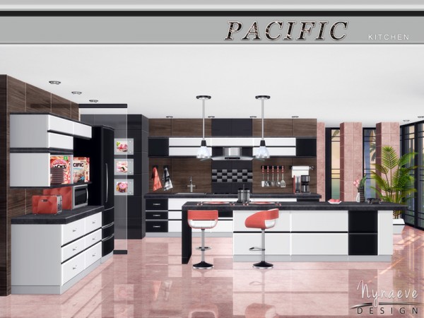  The Sims Resource: Pacific Heights Kitchen by NynaeveDesigns