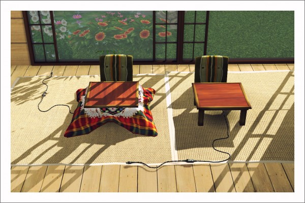  Sims 4 Designs: Kotatu De Onabe Set