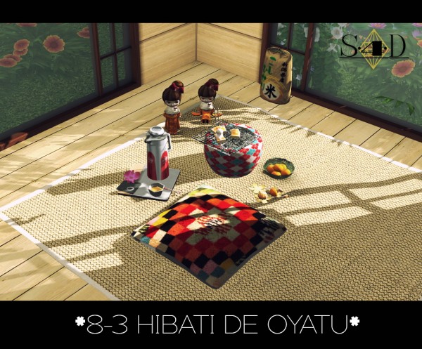 Sims 4 Designs: Kotatu De Onabe Set