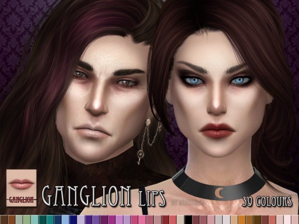  The Sims Resource: Ganglion Lips by Remus Sirion