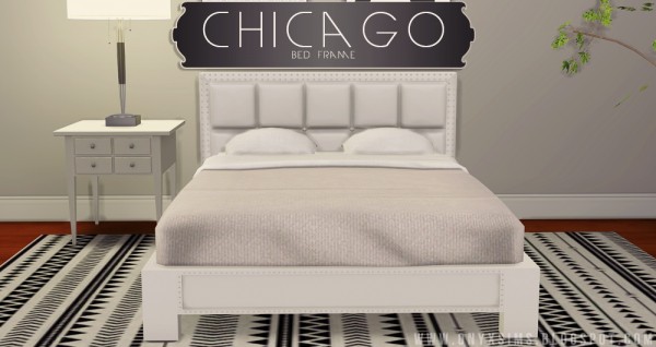  Onyx Sims: Chicago Bed Frame