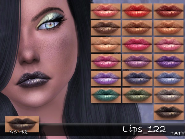  The Sims Resource: Lips 122 by Taty