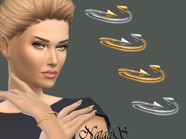  The Sims Resource: Winding Arrow Cuff by NataliS